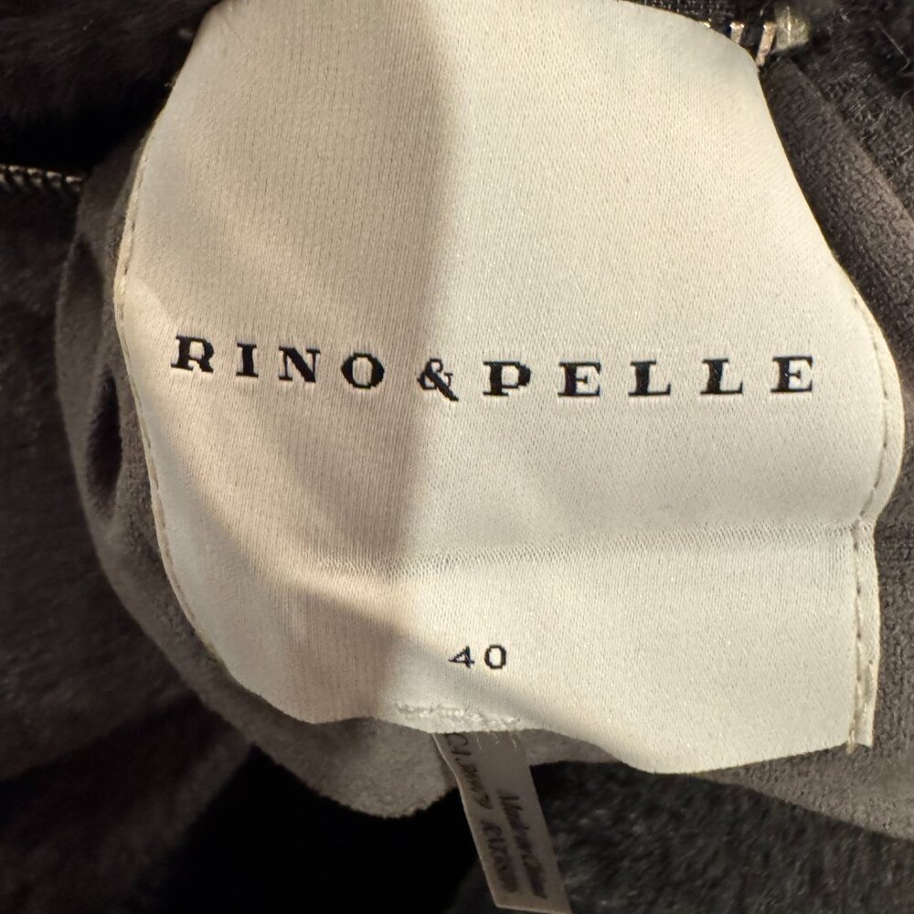 Rino & Pelle Ova Reversible Jacket Black Grey Size 40 L - Picture 7 of 8